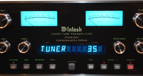 McIntosh C2200-FG closeup