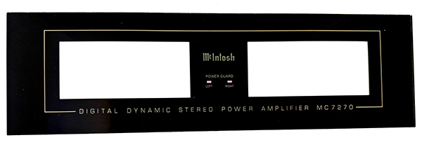 McIntosh MC7270 Glass