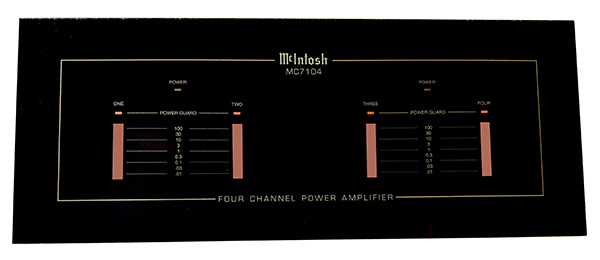 McIntosh MC7104 Glass