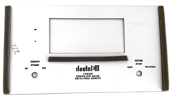 McIntosh MC601 Glass back