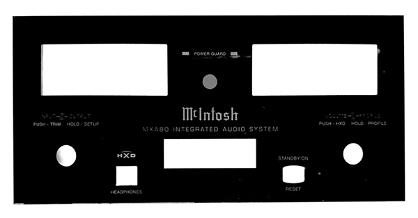 McIntosh MXA80 Glass
