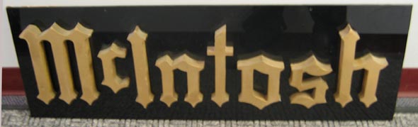 McIntosh Etc. MC-FOAM-SIGN