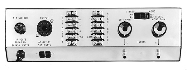 McIntosh MC2100 connections