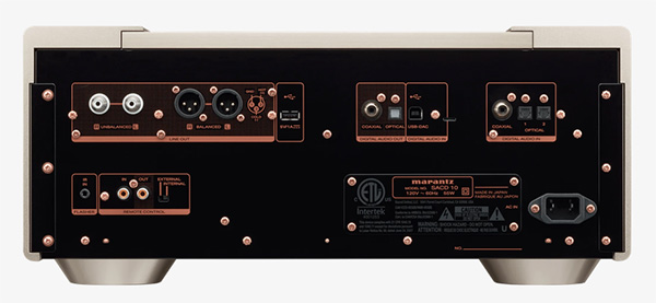 Marantz SACD10 back